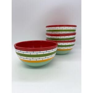 Studio California Laurie Gates Colorful Bowls Set of 4